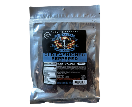 Old Fashioned Peppered Beef Jerky
